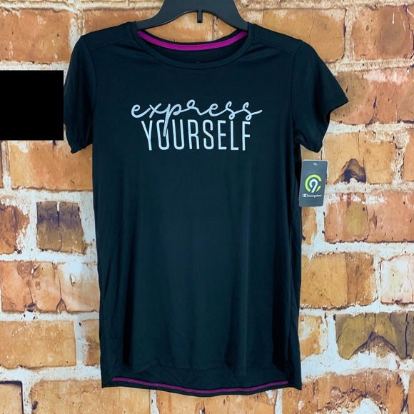 Champion Girls Express Yourself T-Shirt - Picture 3 of 6